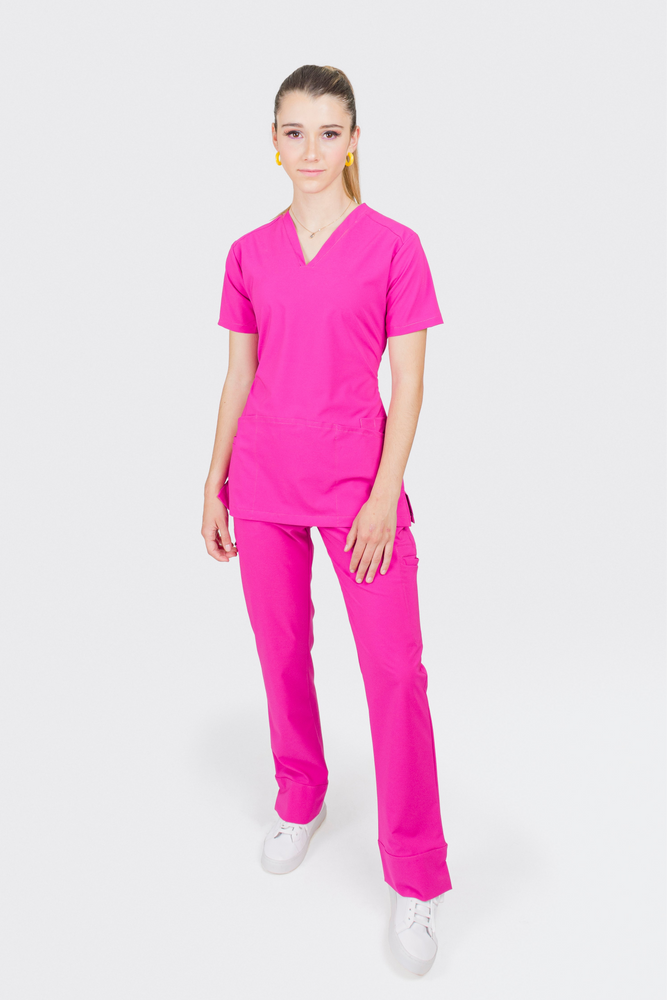 Scrub Zorzal Fucsia