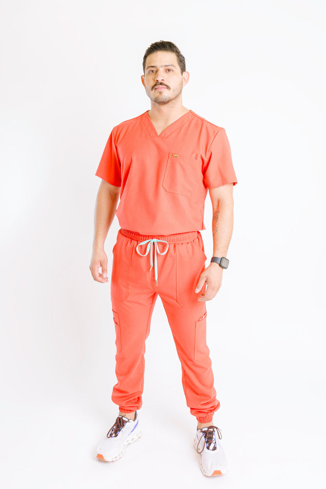 Scrub Faisán Naranja Masculino