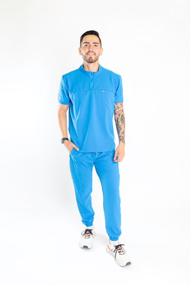 Scrub Sato Azul Ceruleo